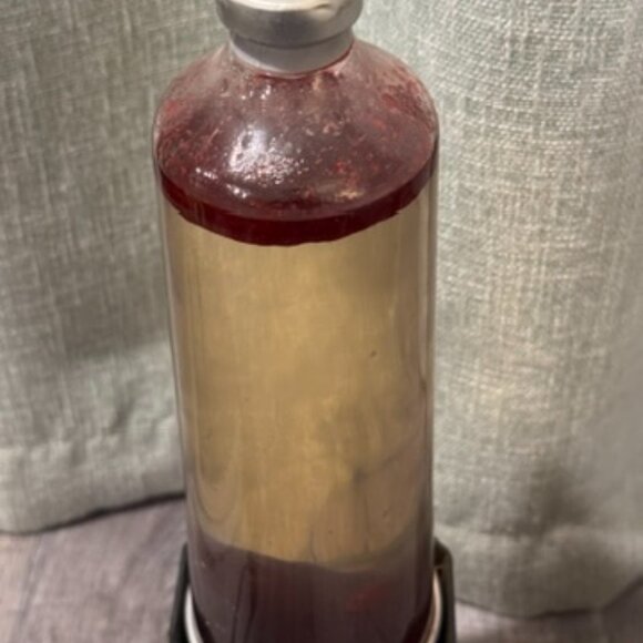 Vintage 1990’s Texaco Gas Pump Lava Lamp - Black Base, Red Wax, Clear Liquid - Picture 8 of 10